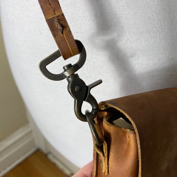 Leather Brown Crossbody Purse - Picture 14 of 16